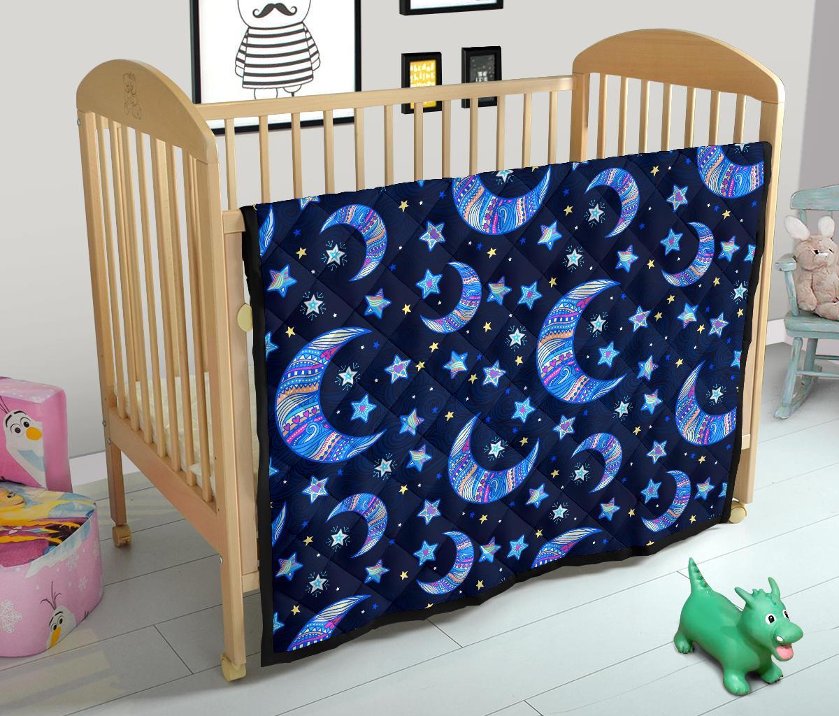 Celestial Pattern Print Quilt-grizzshop