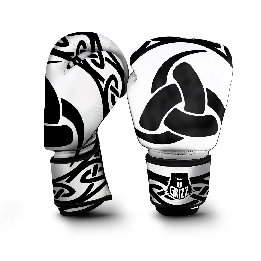 Celtic Endless Knot Symbols Print Boxing Gloves-grizzshop