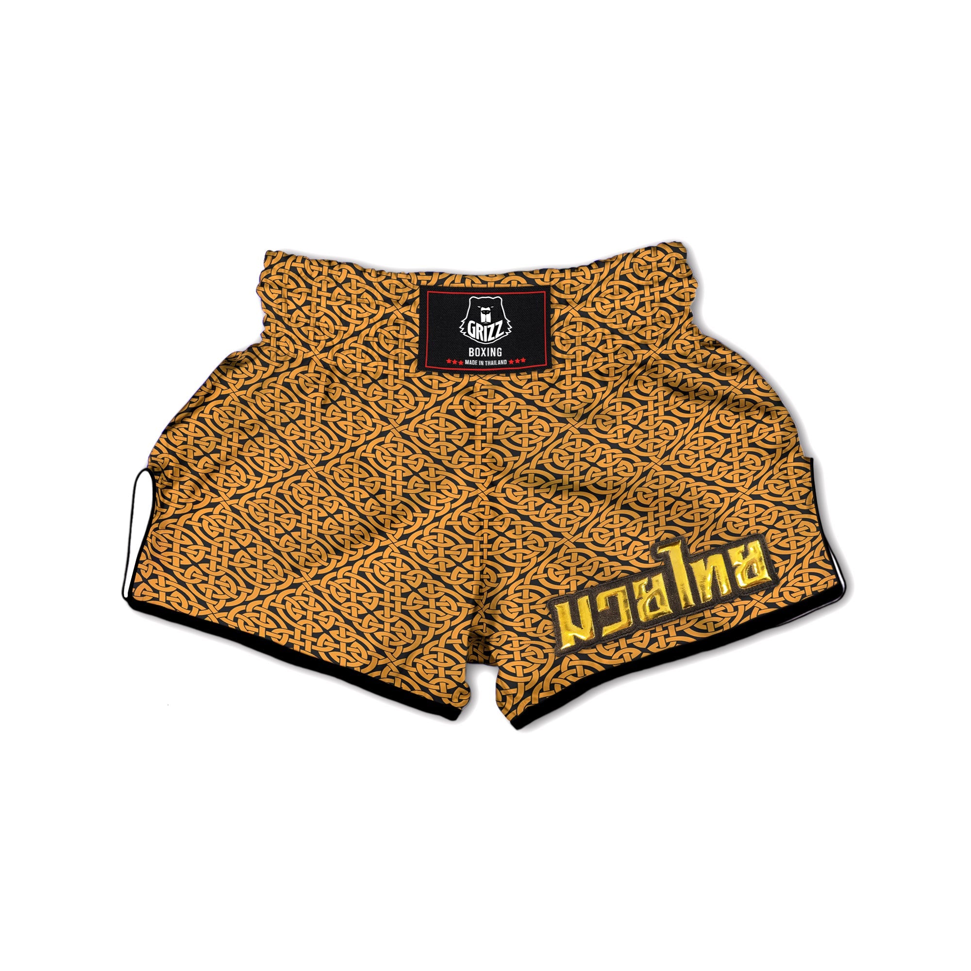 Celtic Knot Print Pattern Muay Thai Boxing Shorts-grizzshop