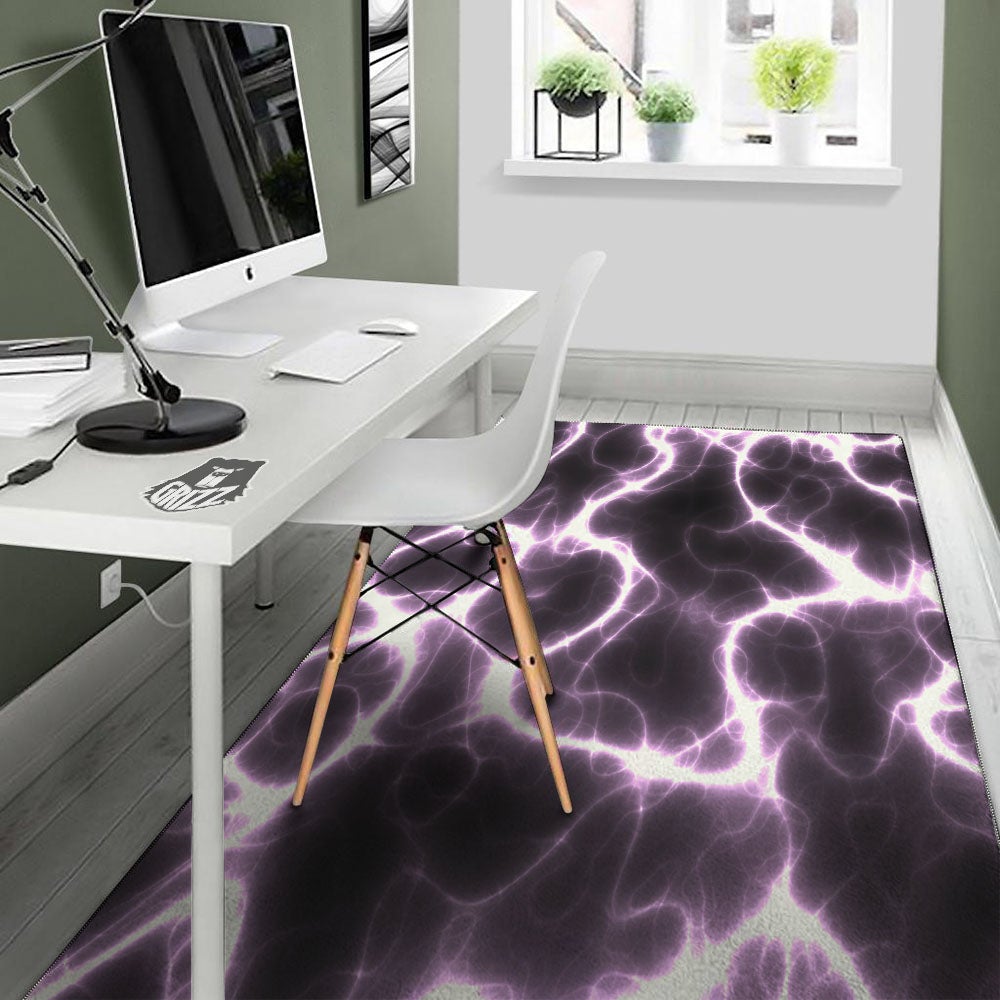 Chain Lightning Print Floor Mat-grizzshop