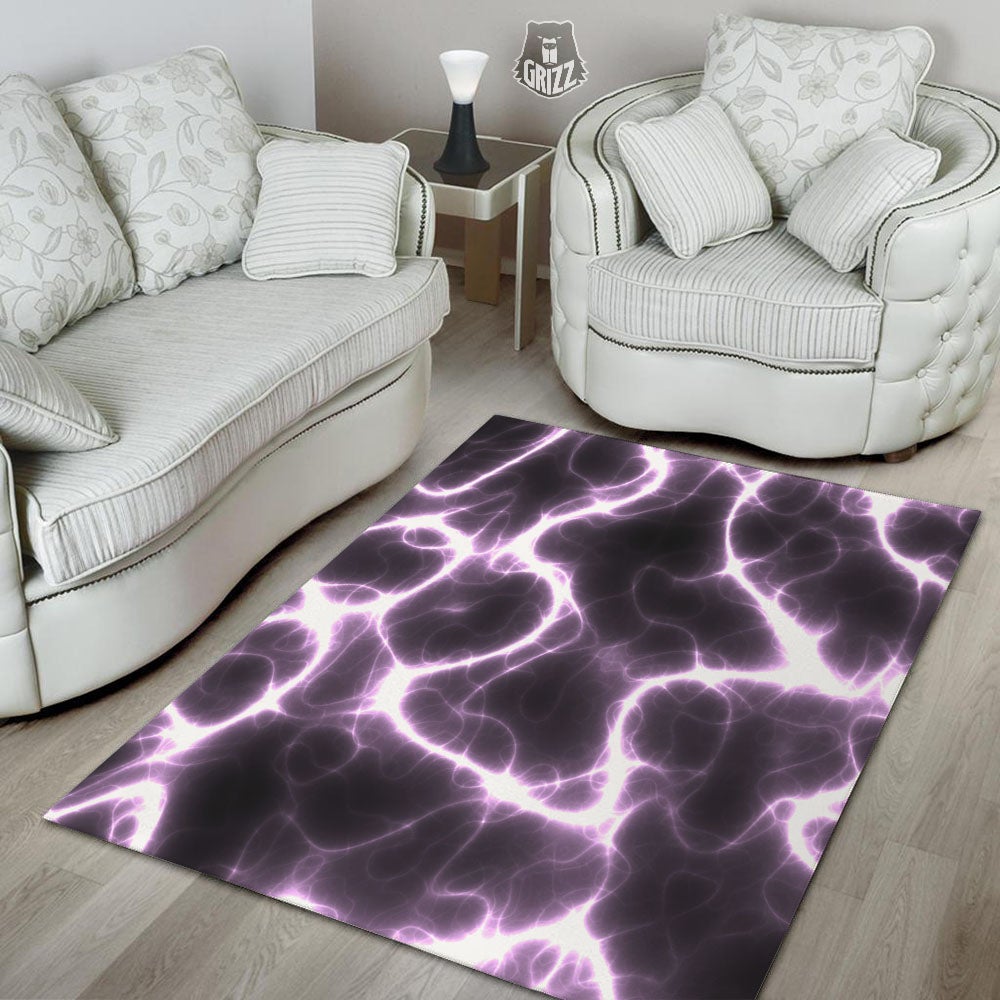 Chain Lightning Print Floor Mat-grizzshop