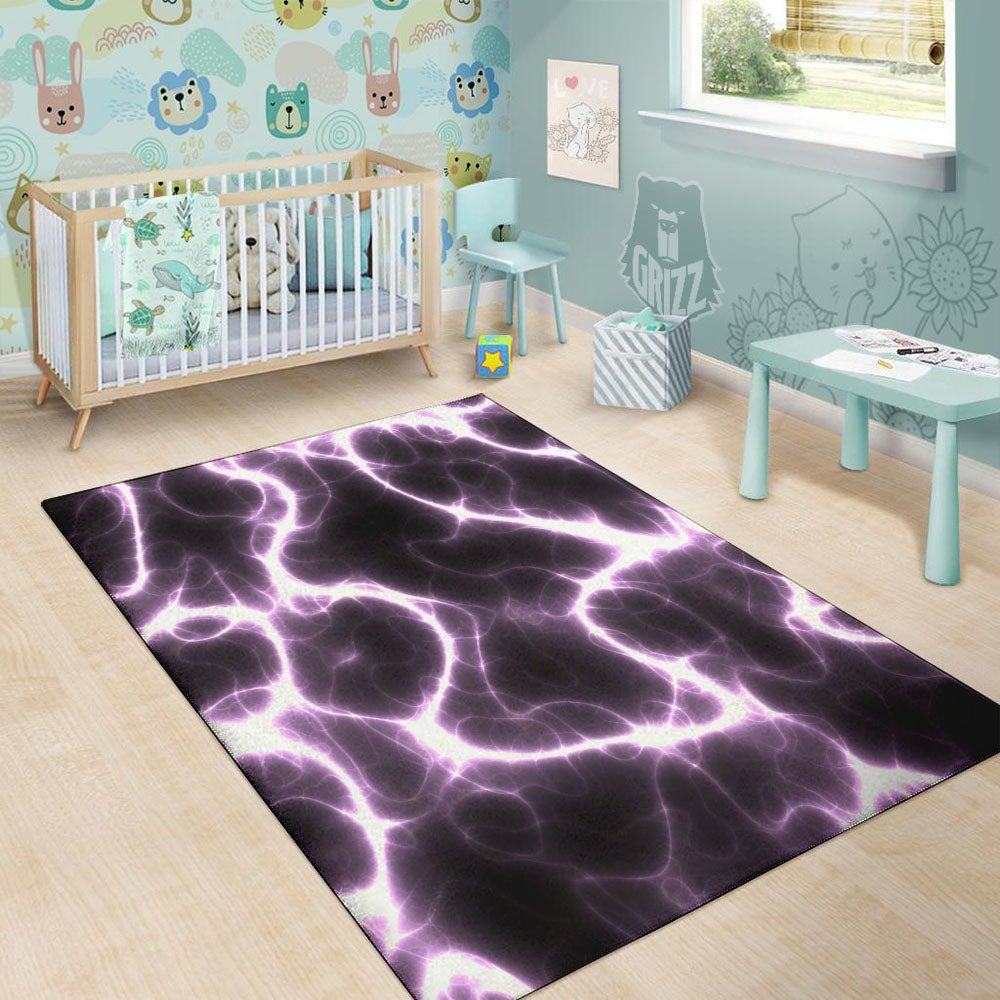 Chain Lightning Print Floor Mat-grizzshop