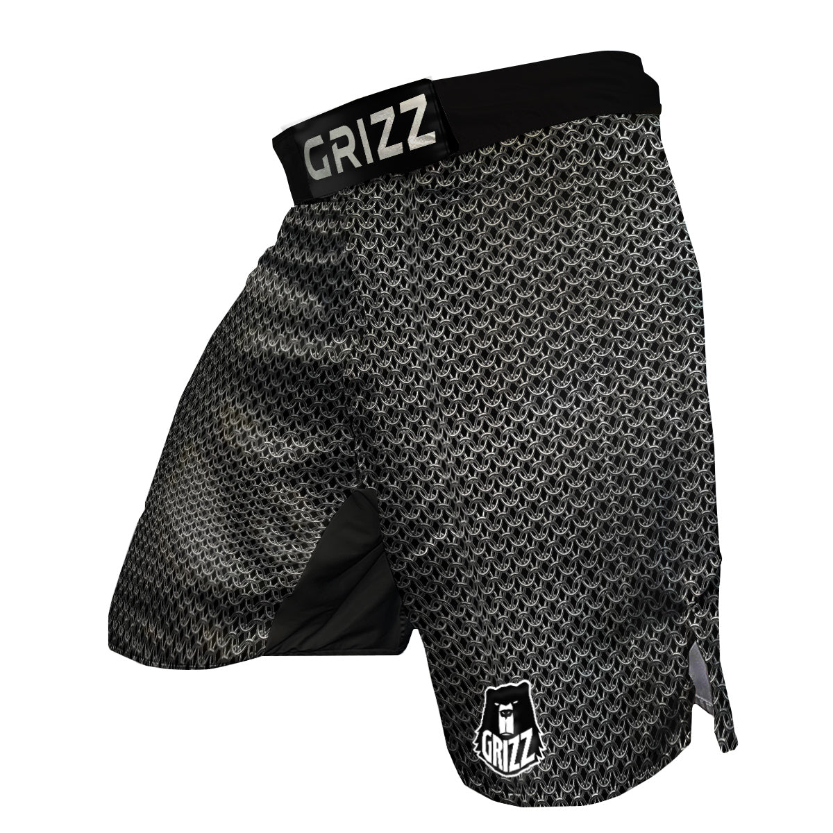Chainmail Ring Print MMA Shorts-grizzshop
