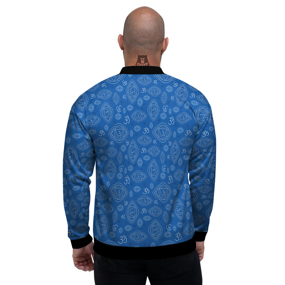 Chakra Ajna Print Pattern Men's Bomber Jacket-grizzshop