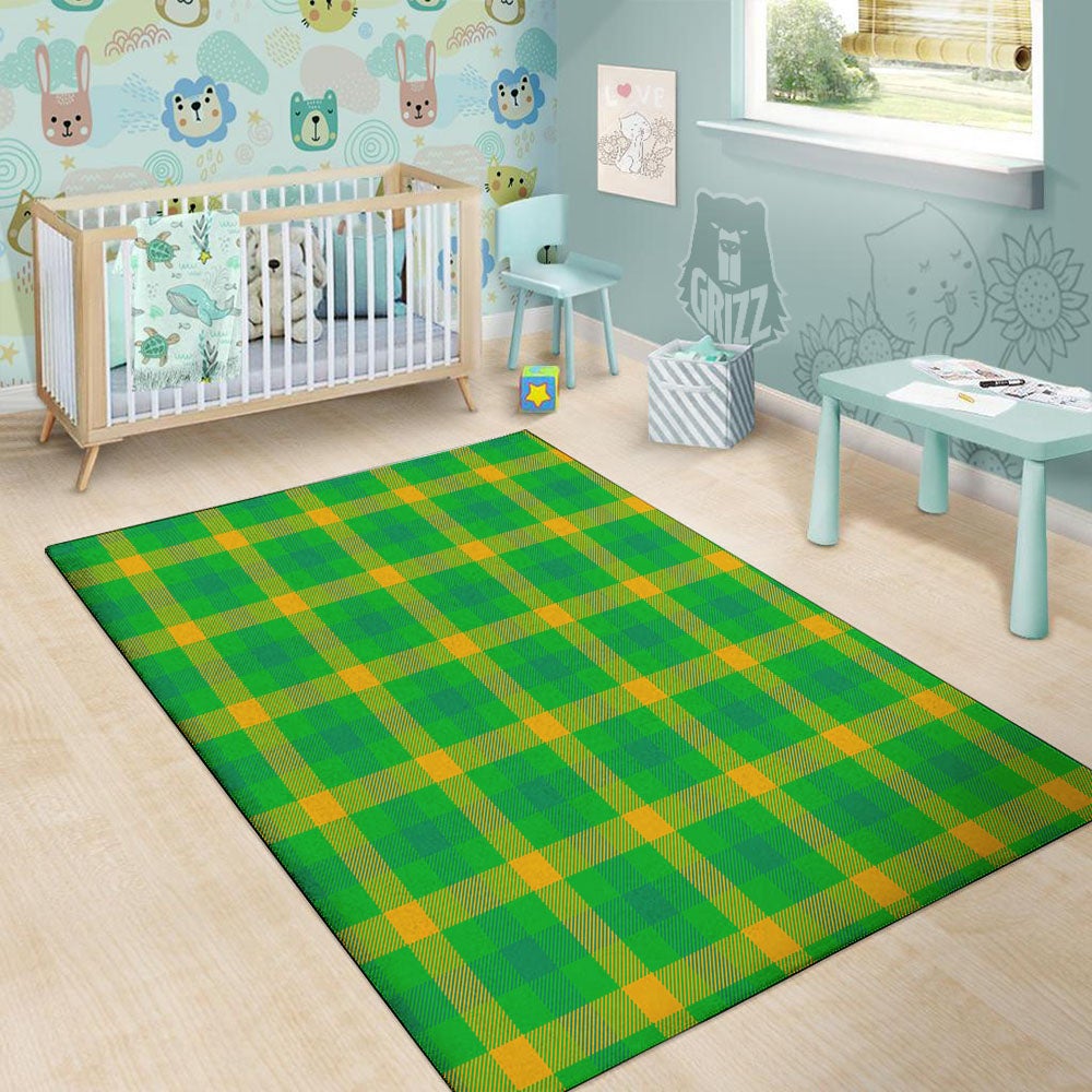 Check Irish Buffalo Print Pattern Floor Mat-grizzshop