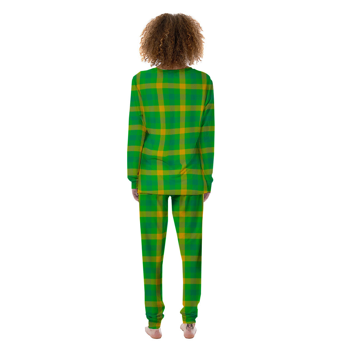 Check Irish Buffalo Print Pattern Women's Pajamas-grizzshop