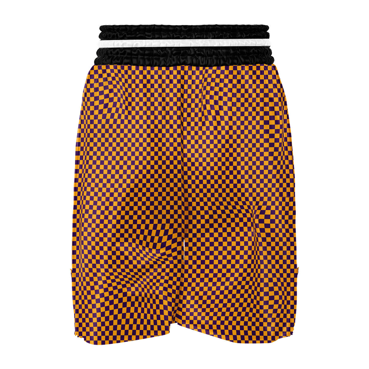 Checked Halloween Print Pattern Boxing Shorts-grizzshop