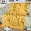 Cheese Surface Pattern Print Blanket-grizzshop