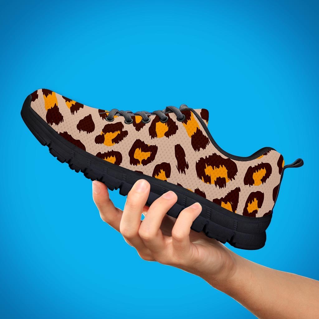 Cheetah Print Women's Sneakers-grizzshop