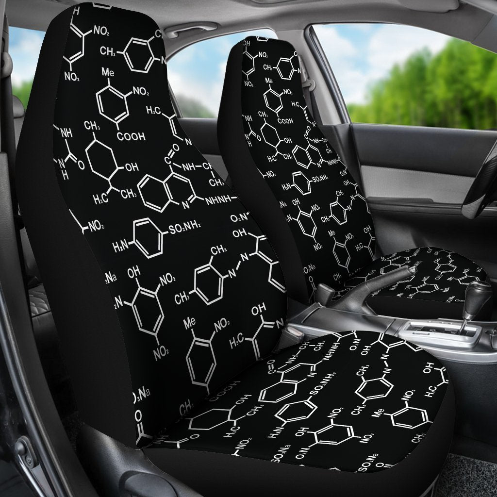 Chemistry Science Pattern Print Universal Fit Car Seat Cover-grizzshop