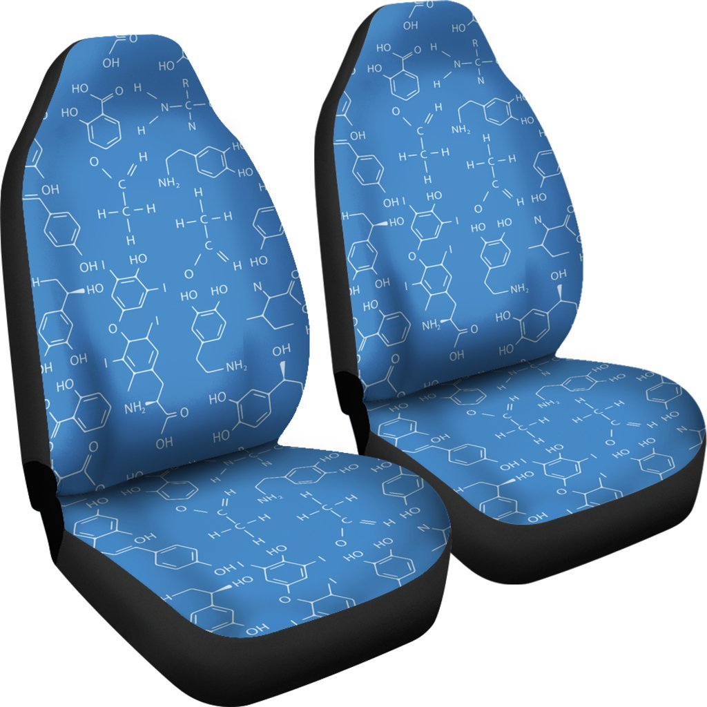 Chemistry Science Print Pattern Universal Fit Car Seat Cover-grizzshop