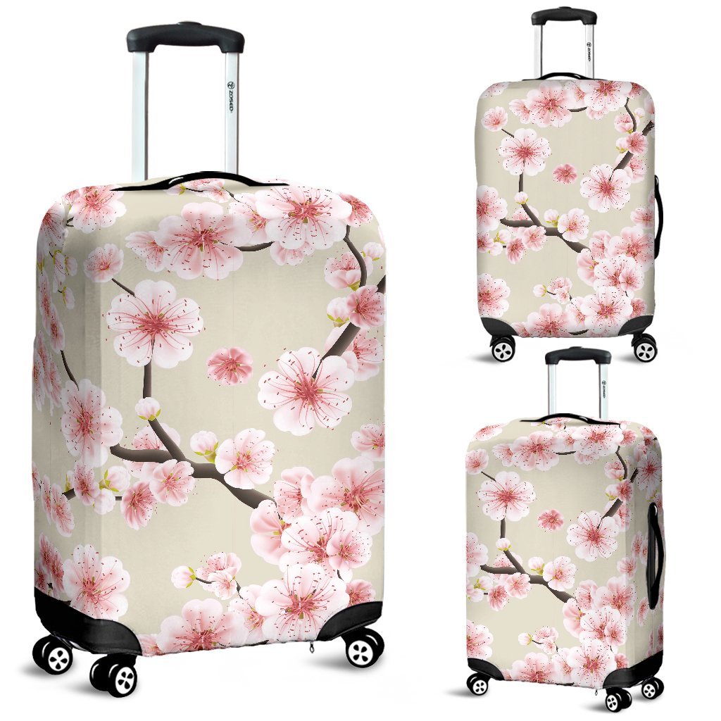 Cherry Blossom Sakura Elastic Luggage Cover Protector-grizzshop