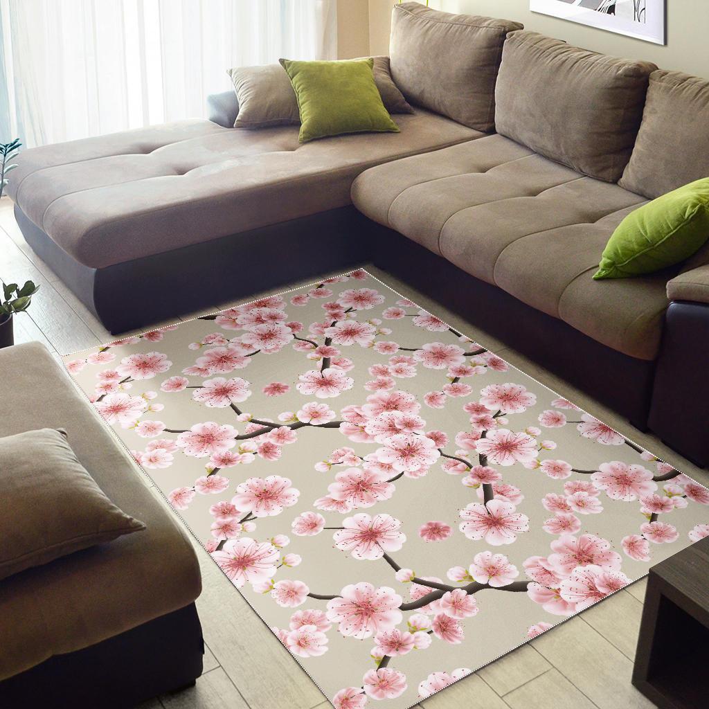 Cherry Blossom Sakura Floor Mat-grizzshop