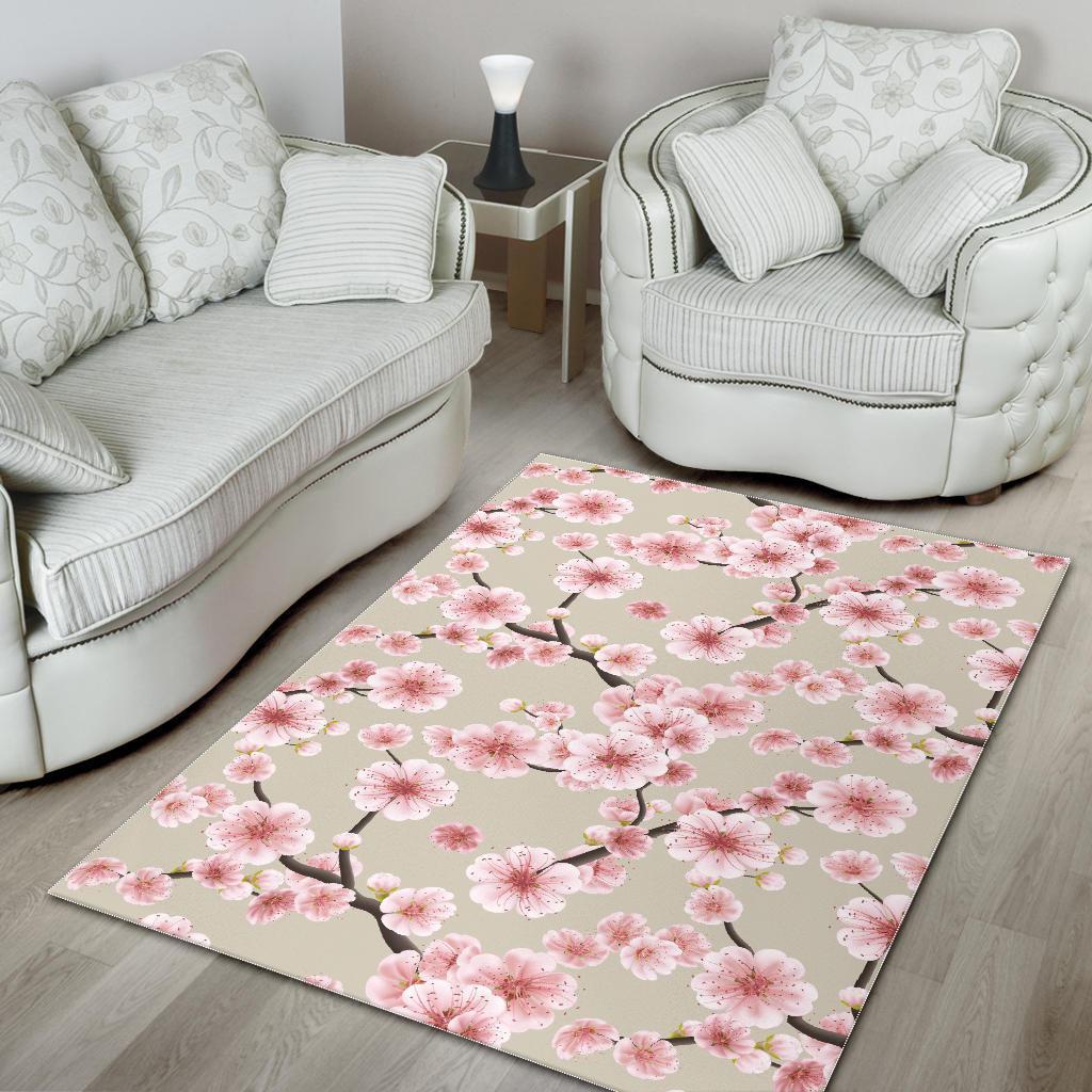 Cherry Blossom Sakura Floor Mat-grizzshop