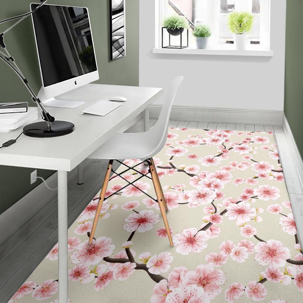 Cherry Blossom Sakura Floor Mat-grizzshop