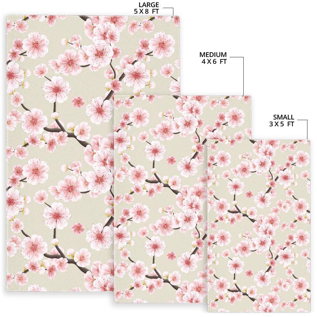 Cherry Blossom Sakura Floor Mat-grizzshop