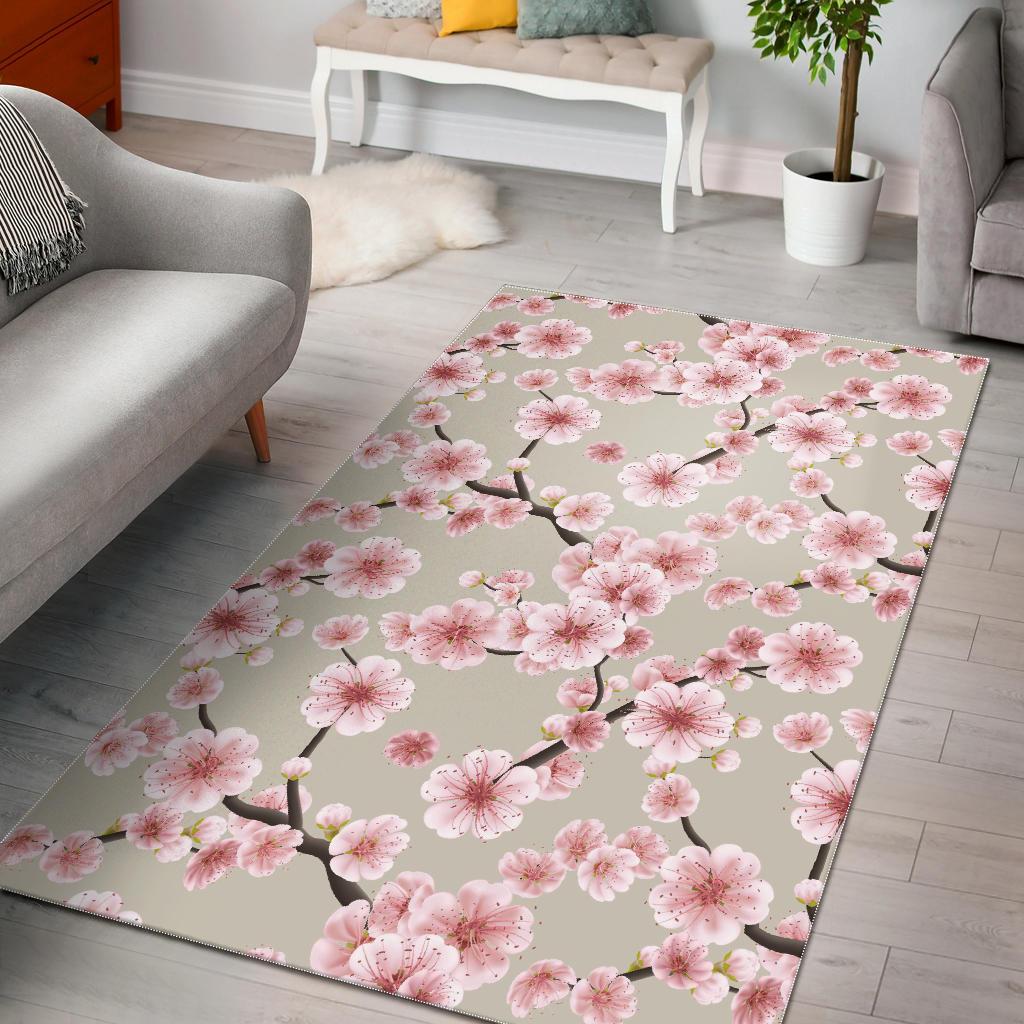 Cherry Blossom Sakura Floor Mat-grizzshop