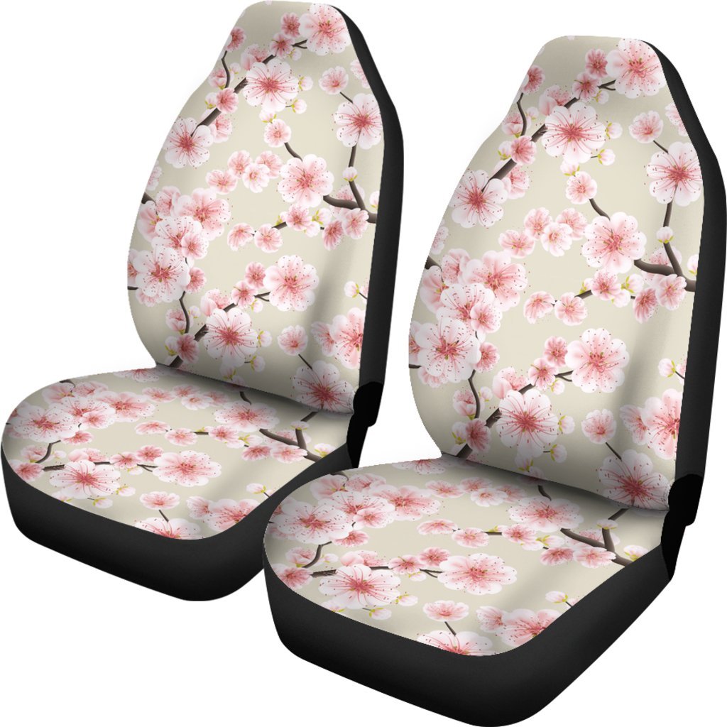 Cherry Blossom Sakura Universal Fit Car Seat Cover-grizzshop