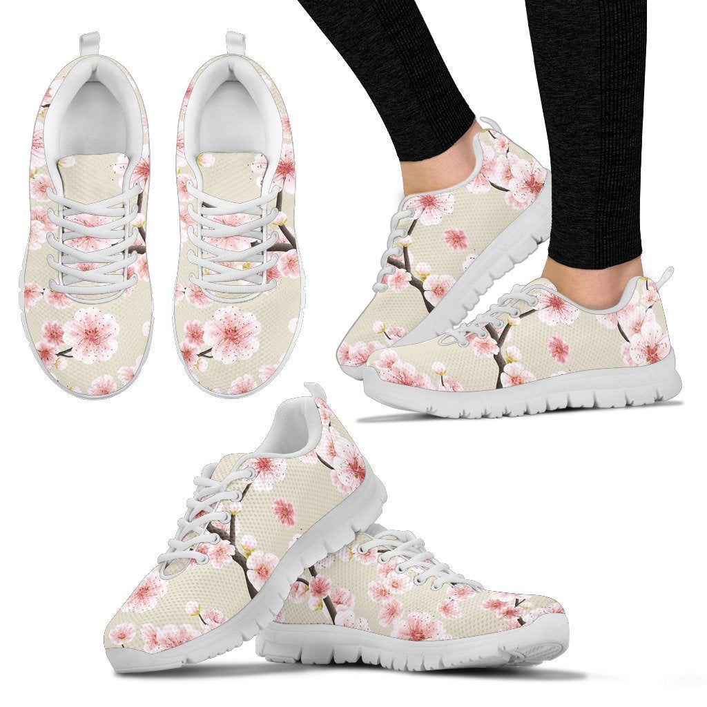 Cherry Blossom Sakura Women Shoes Sneakers-grizzshop