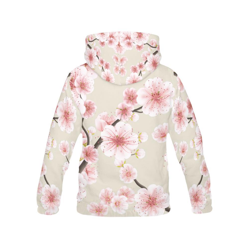 Cherry Blossom Sakura Women Pullover Hoodie -grizzshop