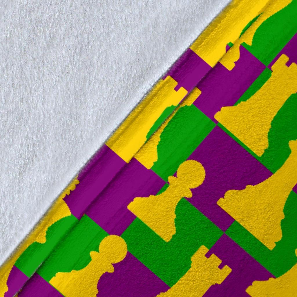 Chess Color Pattern Print Blanket-grizzshop