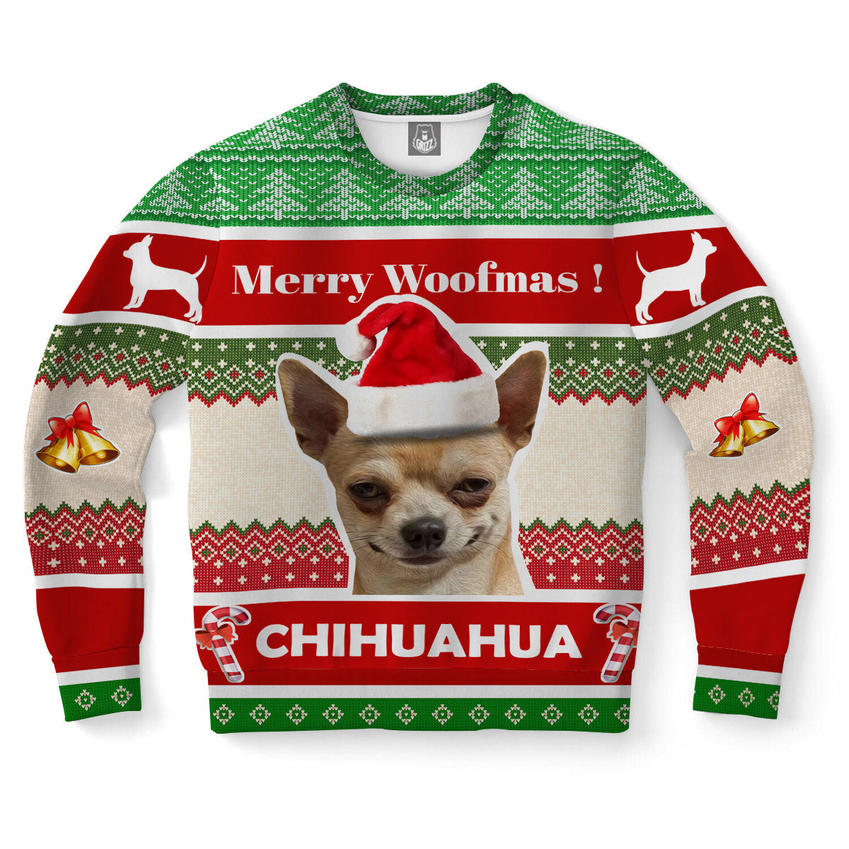 Chihuahua Dog Ugly Christmas Sweater-grizzshop