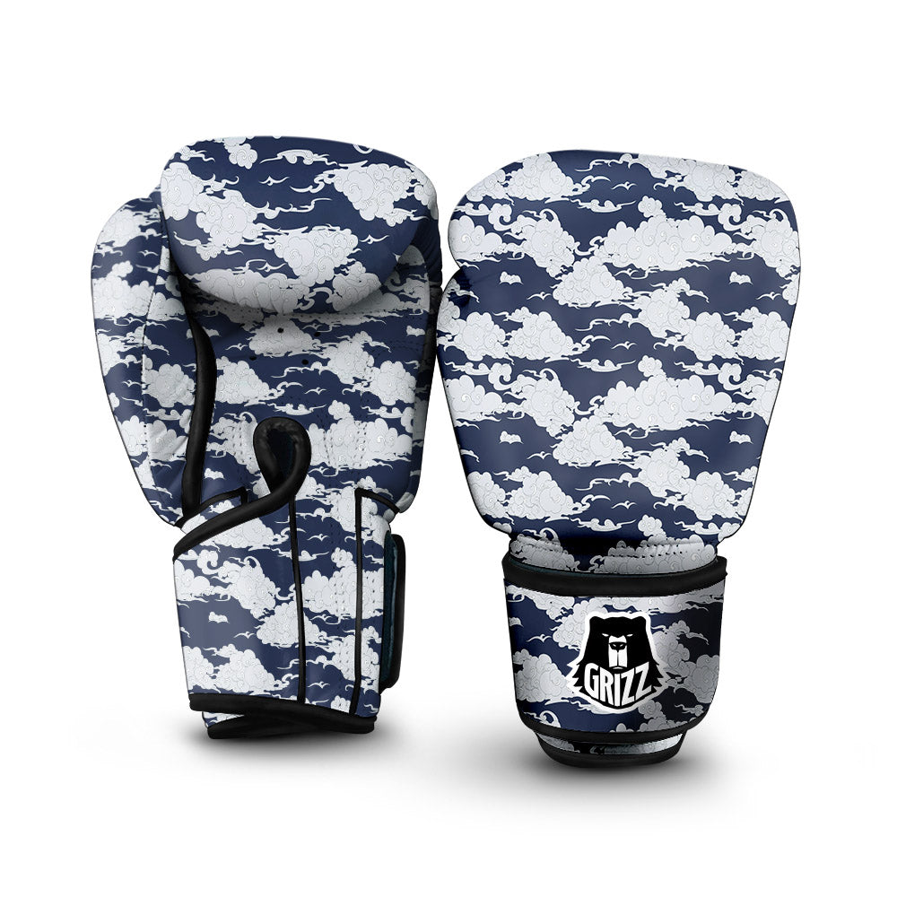 Chinese Cloud Print Pattern Boxing Gloves-grizzshop