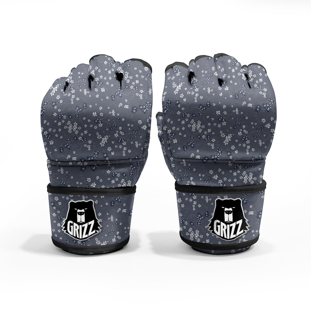 Chintz Floral Vintage Print Pattern MMA Gloves-grizzshop
