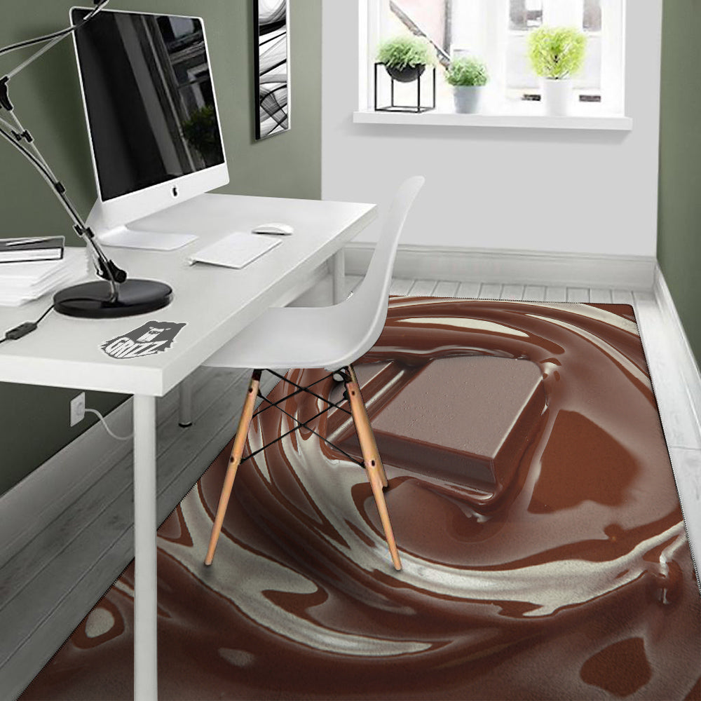 Chocolate Print Floor Mat-grizzshop