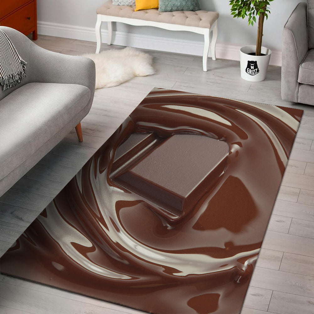 Chocolate Print Floor Mat-grizzshop