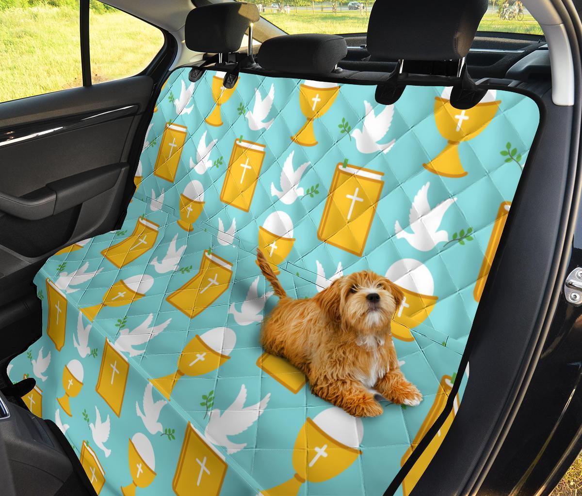 Christian Dove Pattern Print Pet Car Seat Cover-grizzshop