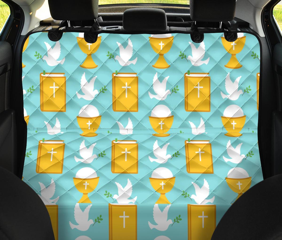 Christian Dove Pattern Print Pet Car Seat Cover-grizzshop