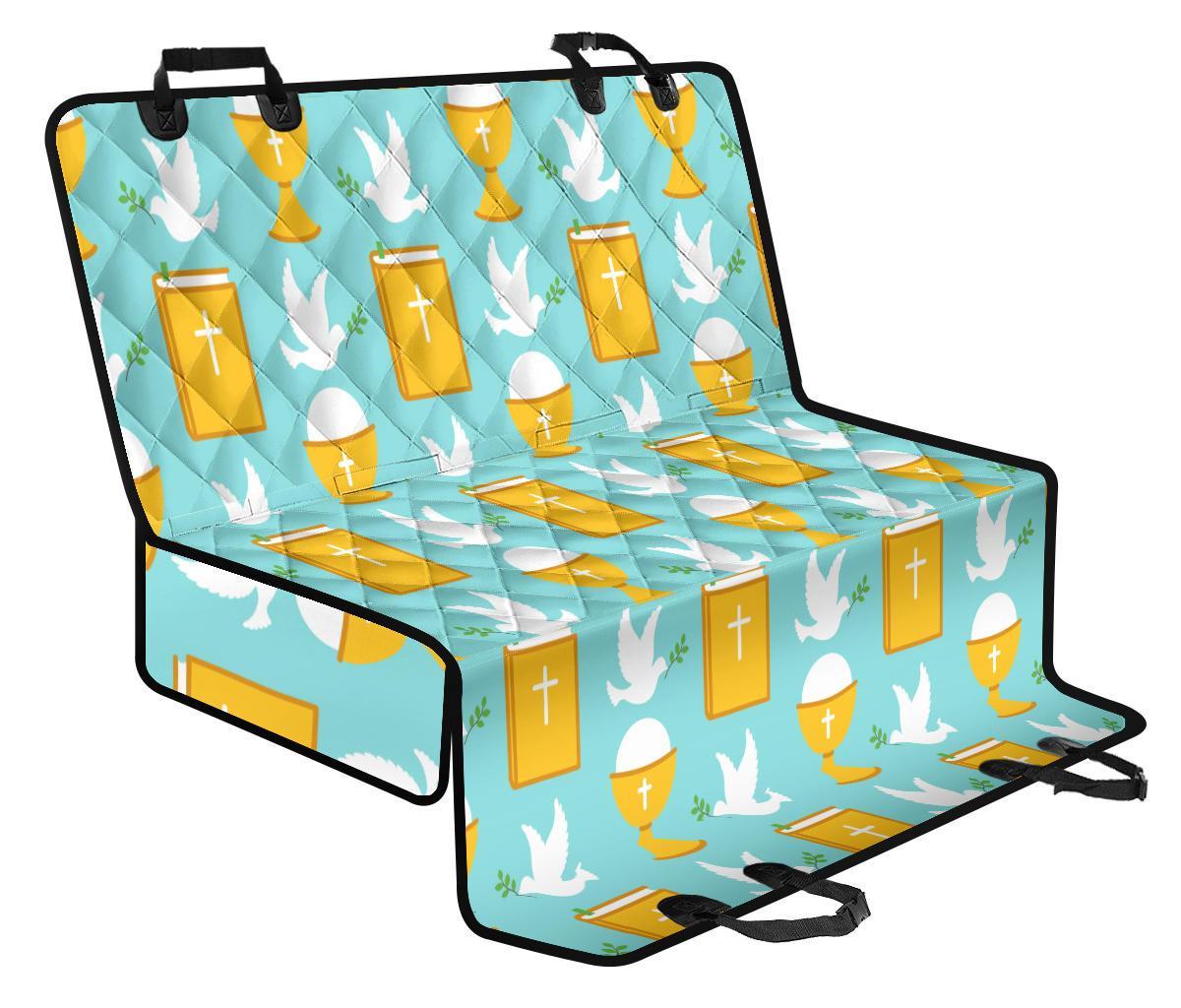 Christian Dove Pattern Print Pet Car Seat Cover-grizzshop