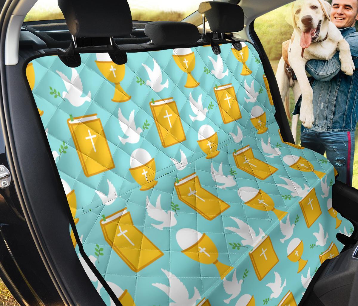 Christian Dove Pattern Print Pet Car Seat Cover-grizzshop