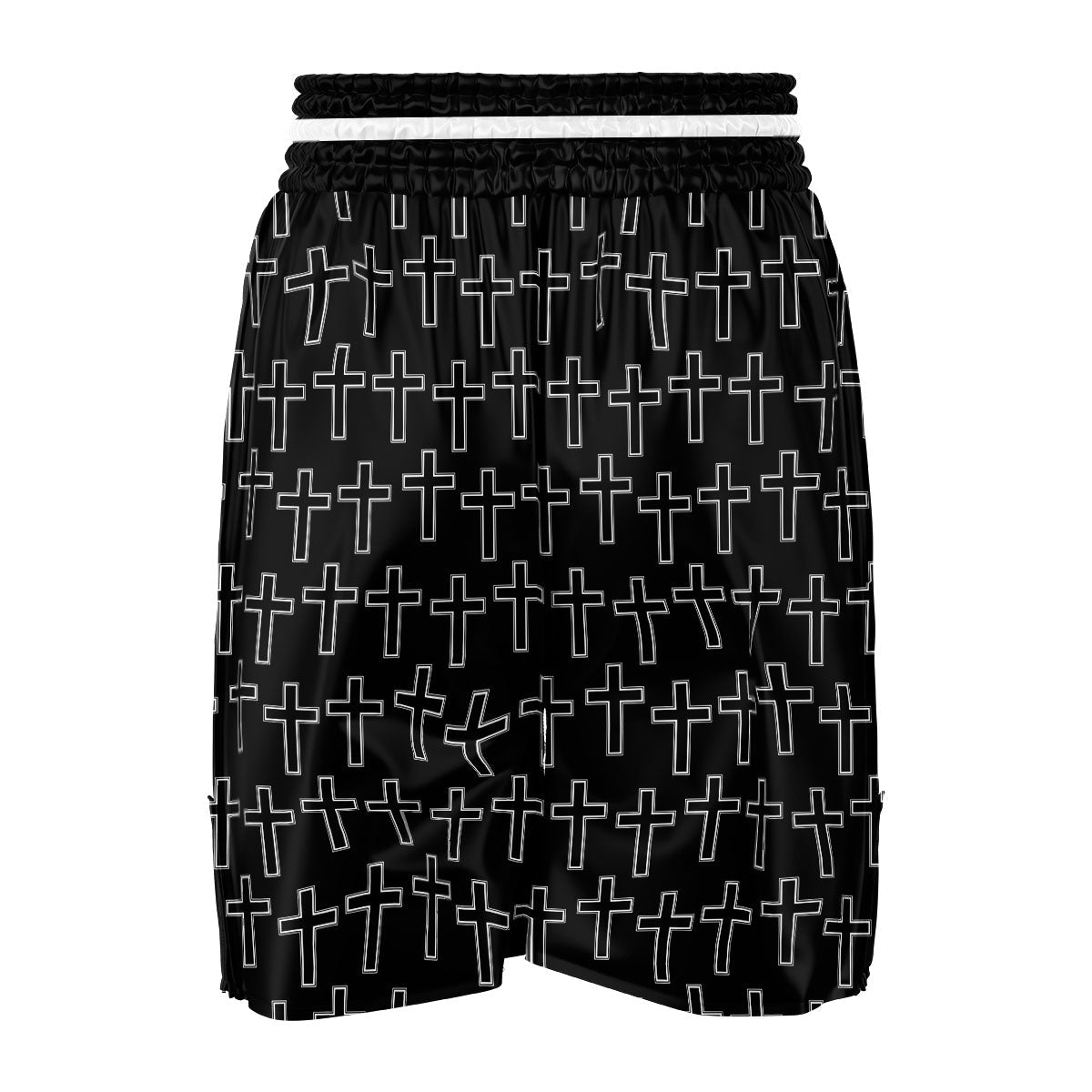 Christian Orthodox Print Pattern Boxing Shorts-grizzshop