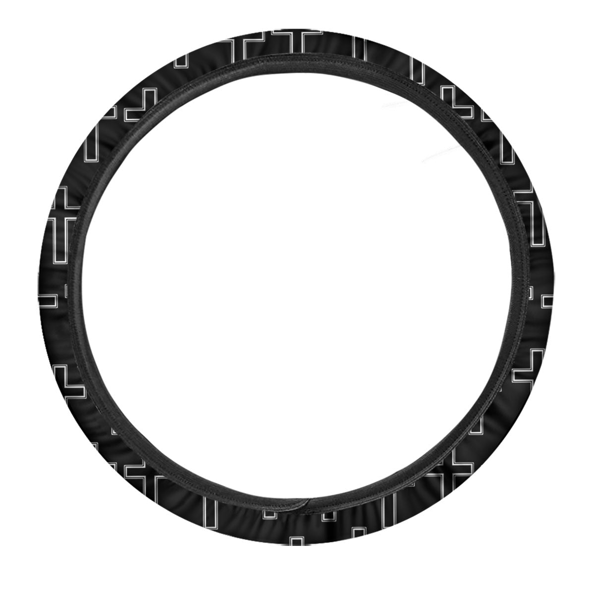 Christian Orthodox Print Pattern Car Steering Wheel Cover-grizzshop