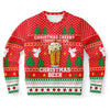Christmas Cheer I Thought You Said Christmas Beer Ugly Christmas Sweater-grizzshop