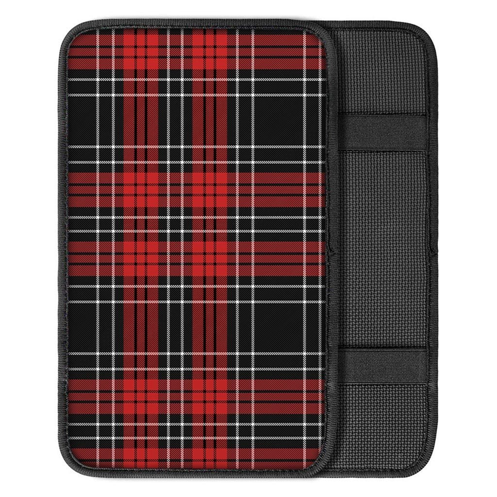Christmas Red Plaid Scottish Car Console Cover-grizzshop