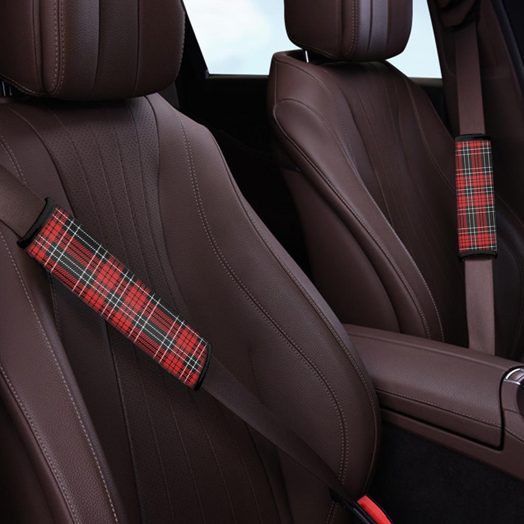 Christmas Red Plaid Scottish Seat Belt Cover-grizzshop