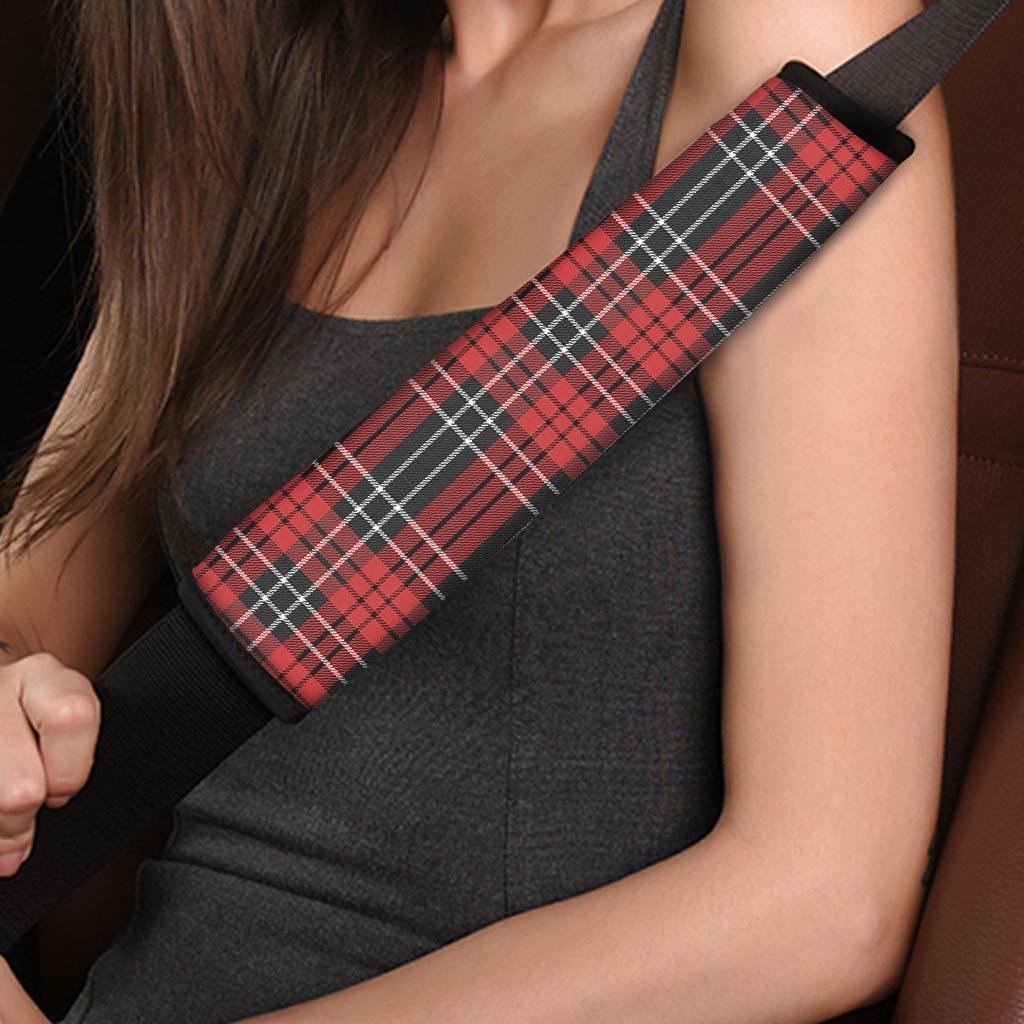 Christmas Red Plaid Scottish Seat Belt Cover-grizzshop