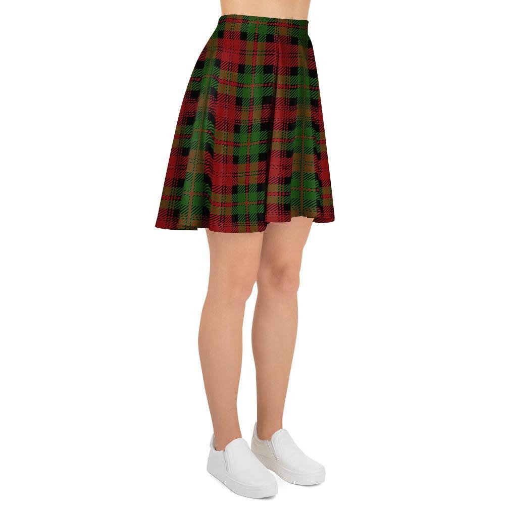 Christmas Tartan Red Plaid Women's Skirt-grizzshop