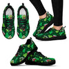 Christmas Tree Pattern Print Black Sneaker Shoes For Men Women-grizzshop