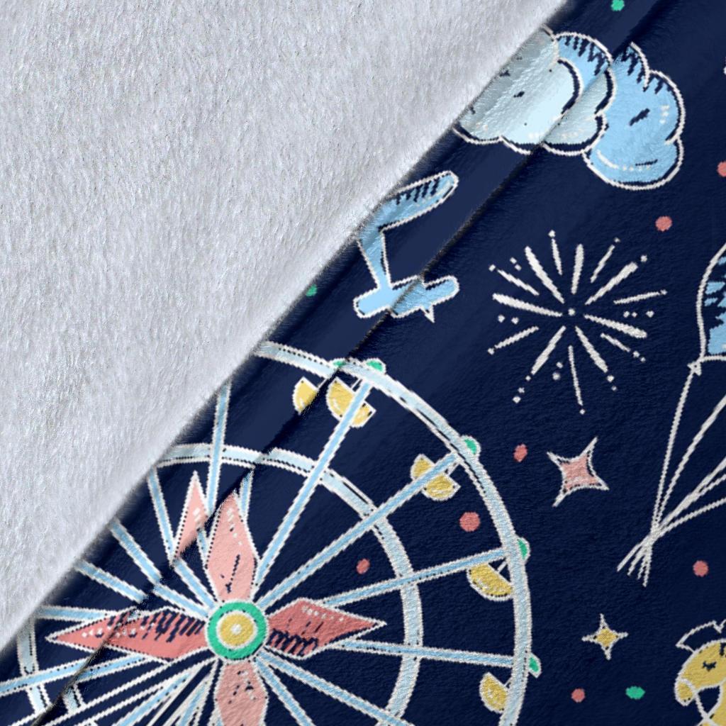Circus Dream Pattern Print Blanket-grizzshop
