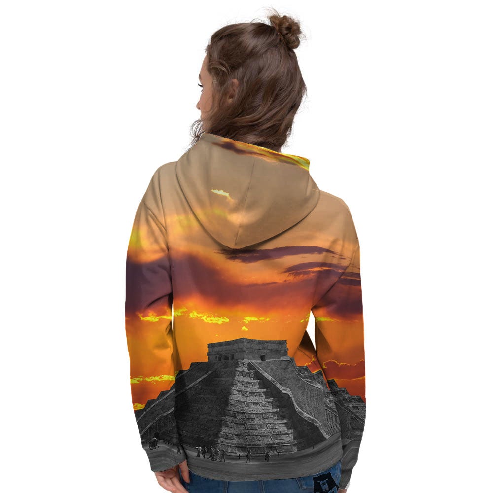Civilization Mayan Print Women's Hoodie-grizzshop