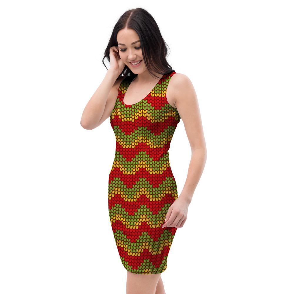 Classic Reggae Bodycon Dress-grizzshop