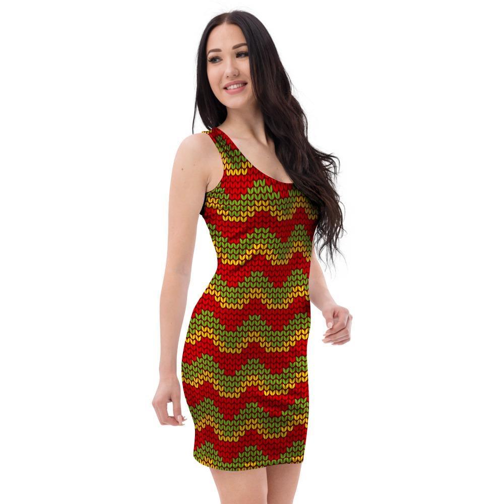 Classic Reggae Bodycon Dress-grizzshop