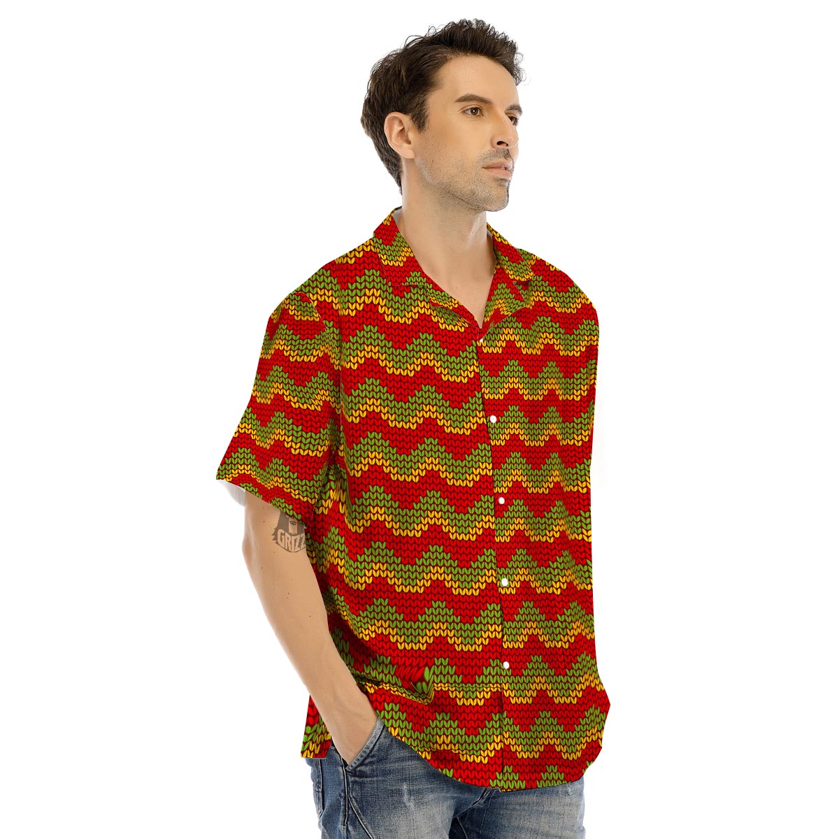 Classic Reggae Men’s Hawaiian Shirt-grizzshop