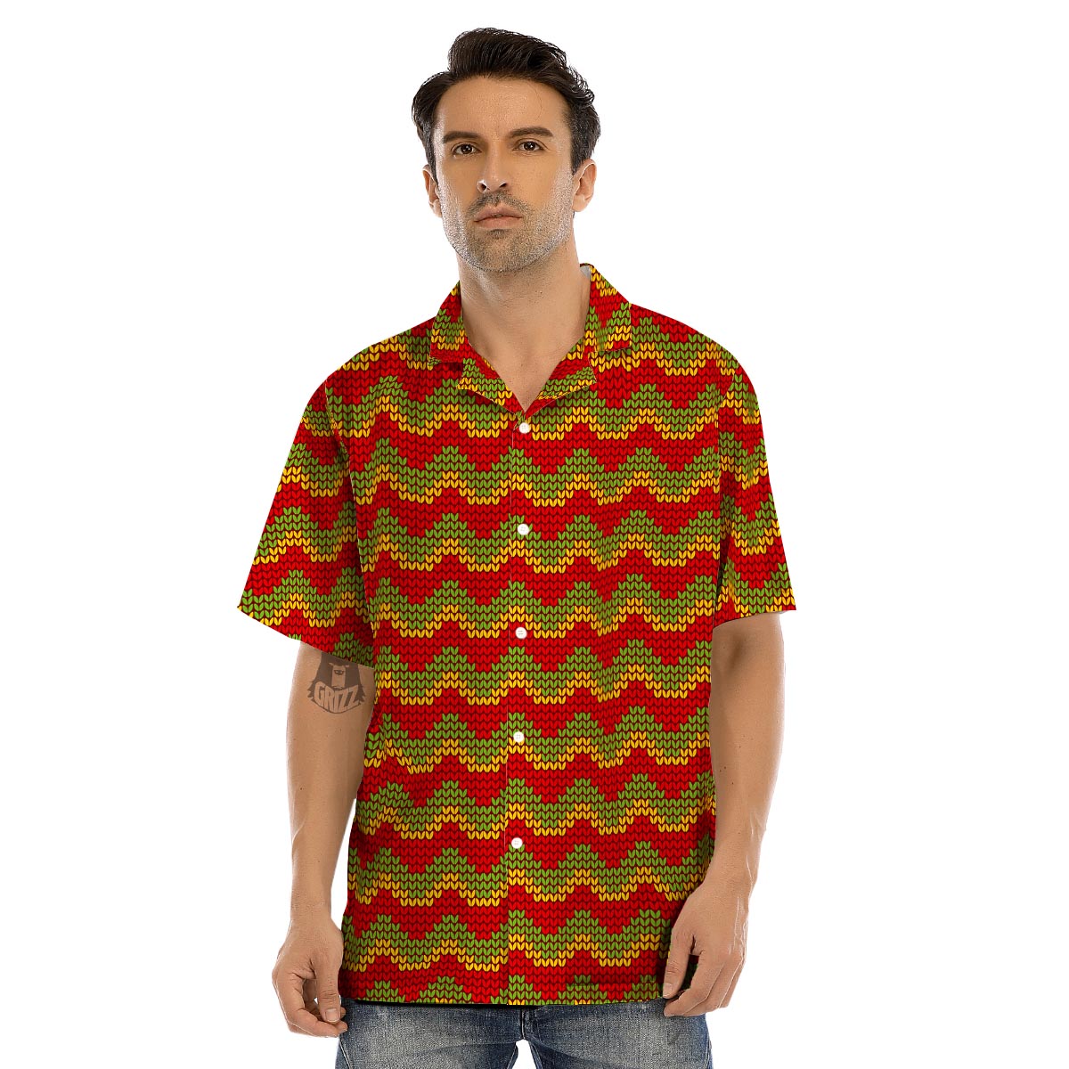 Classic Reggae Men’s Hawaiian Shirt-grizzshop