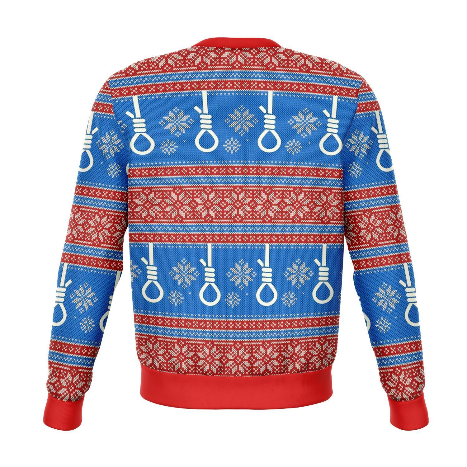 Clinton Epsetein Didn't Kill Himself Christmas Ugly Sweater-grizzshop