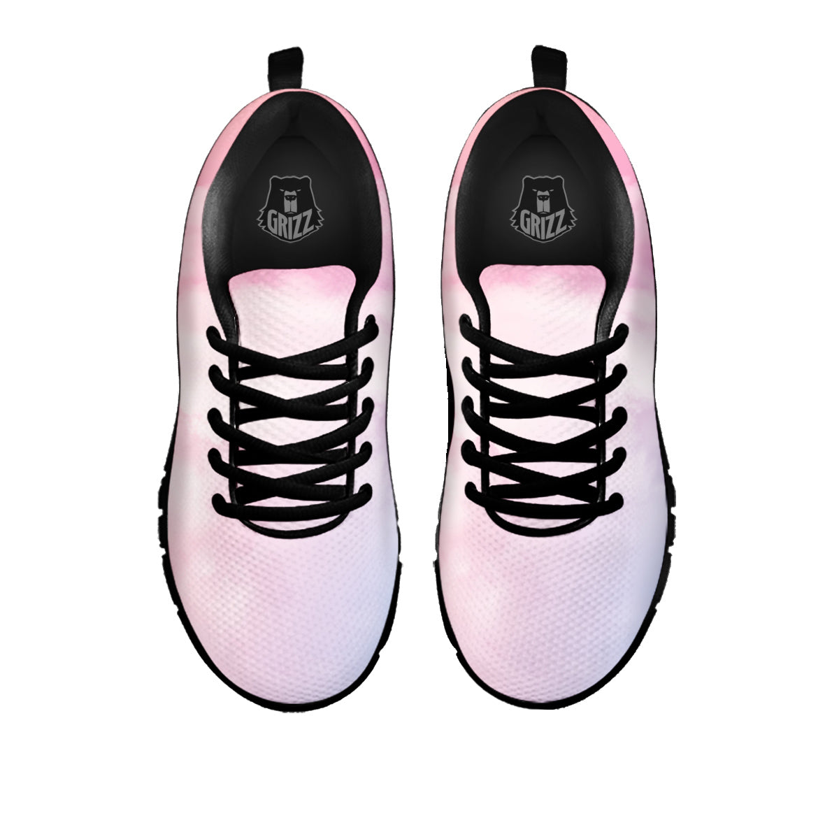 Cloud Coloful Print Black Sneaker-grizzshop